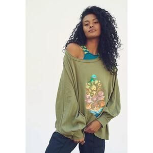 Free People FP Movement She's Everything Sequin Buti Long-Sleeve Medium